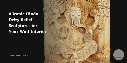 4 Iconic Hindu Deity Relief Sculptures for Your Wall Interior