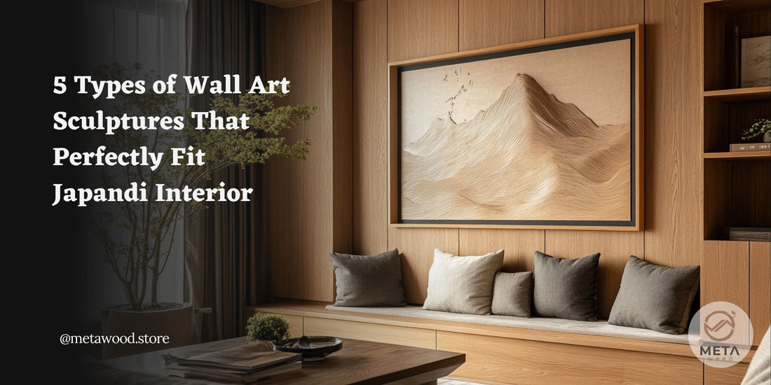 5 Types of Wall Art Sculptures That Perfectly Fit Japandi Interior