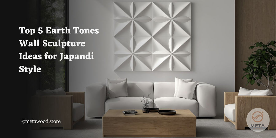 Discover 5 stunning earth tone wall sculpture ideas perfect for your Japandi-style home. Explore wood relief, woven fibers, bamboo, stone, and ceramic art.