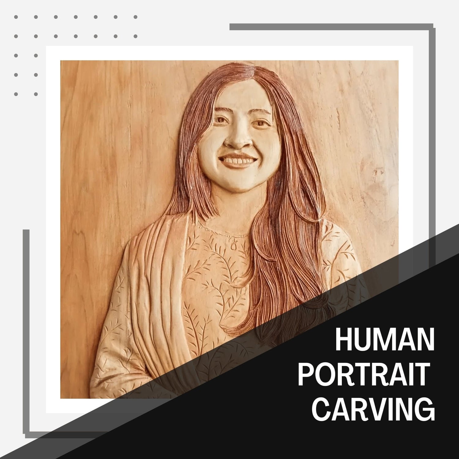 Personalized Human Portrait Carving