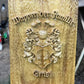 Custom Carved Family Crest : Hand-Carved Wood Coat of Arms