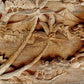 Balinese Carving Art : Bali Landscape - Meta Wood - Dark Brown Stained