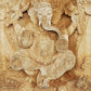 Balinese Carving Art : Lord Ganesha - Meta Wood - Dark Brown Stained