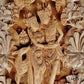 Balinese Carving Art : Rama and Shinta - Meta Wood - Dark Brown Stained