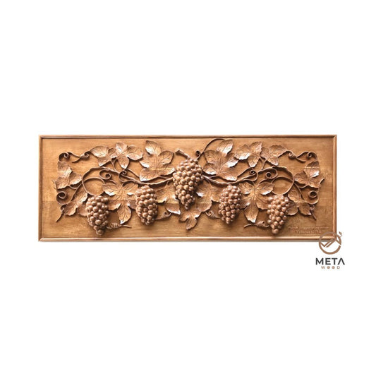 Floral Carving : Grapevines - Meta Wood - 