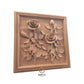 Floral Carving : Roses Flower (40x40cm) - Meta Wood - 