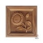 Floral Carving : Sunflower (20x20cm) - Meta Wood - 