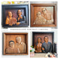 Personalized Custom 3D Realistic Double / Couple Photo Portrait Wood Relief Carving - Meta Wood - Size 1 - 11.8" W x 15.7" H Inches (30cm x 40 cm)