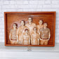 Personalized Custom 3D Realistic Family Photo Portrait Wood Relief Carving : 5 Figures - Meta Wood - Size 1 - 15.7" W x 23.6" H Inches (40cm x 60cm)