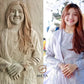 Personalized Custom 3D Realistic Single Photo Portrait Wood Relief Carving - Meta Wood - Size 1 - 7.8" W x 11.8" H Inches (20cm x 30 cm)