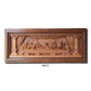 Signature Carving, Jesus Last Supper - Meta Wood - Size 1 - 43.3" W x 15.7" H Inches (110cm x 40cm)