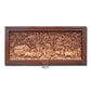 Signature Carving, Rural Village Life Scenery [Lite] - Meta Wood - Size 1 - 47.2" W x 23.6" H (120cm x 60cm)