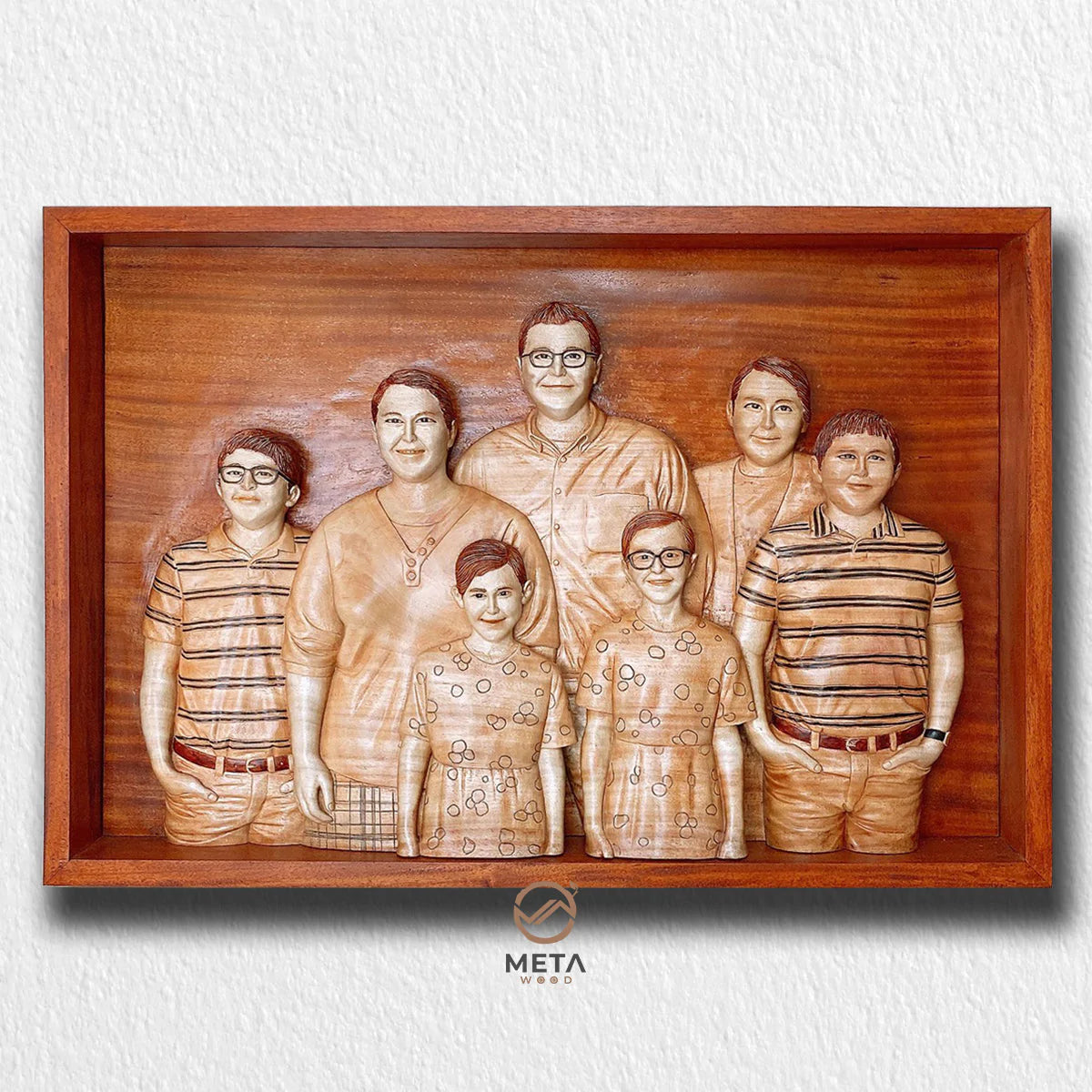 Personalized Wooden Family Picture Frame